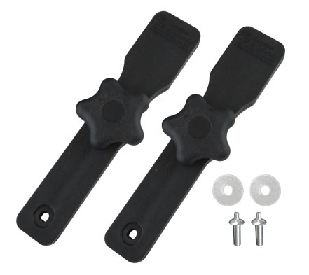 Carefree Of Colorado 902801 Black Patio Awning Canopy Clamps - 2 Pack